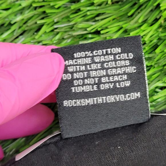 Vintage Rock-Smith 8-Ball-Pool Shirt L/XL 23x29 Black Billiard - Picture 6 of 14